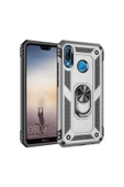 CEPCASE    Huawei P20 Lite Kılıf Standlı Magnet Mıknatıslı Yüzük Armored Zırhlı Kapak thumbnail 2