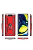 CEPCASE    Samsung Galaxy A80 Kılıf Standlı Magnet Mıknatıslı Yüzük Armored Zırhlı Kapak thumbnail 6