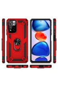 CEPCASE    Xiaomi Redmi Note 11 Pro Plus 5g Kılıf Standlı Magnet Mıknatıslı Yüzük Armored Zırhlı Kapak thumbnail 6