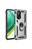CEPCASE    Xiaomi Mi 10t 5g Kılıf Standlı Magnet Mıknatıslı Yüzük Armored Zırhlı Kapak - 2
