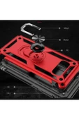 CEPCASE    Samsung Galaxy S8 Kılıf Standlı Magnet Mıknatıslı Yüzük Armored Zırhlı Kapak thumbnail 4