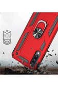 CEPCASE    Samsung Galaxy A30s Kılıf Standlı Magnet Mıknatıslı Yüzük Armored Zırhlı Kapak thumbnail 6