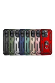 CEPCASE    Iphone 14 Pro Max Kılıf Standlı Magnet Mıknatıslı Yüzük Armored Zırhlı Kapak thumbnail 3