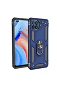 CEPCASE    Oppo Reno 4 Lite Kılıf Standlı Magnet Mıknatıslı Yüzük Armored Zırhlı Kapak thumbnail 1