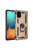 CEPCASE    Samsung Galaxy A71 Kılıf Standlı Magnet Mıknatıslı Yüzük Armored Zırhlı Kapak thumbnail 2