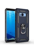 CEPCASE    Samsung Galaxy S8 Kılıf Standlı Magnet Mıknatıslı Yüzük Armored Zırhlı Kapak thumbnail 1