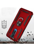 CEPCASE    Xiaomi Poco X2 Kılıf Standlı Magnet Mıknatıslı Yüzük Armored Zırhlı Kapak thumbnail 4