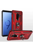 CEPCASE    Samsung Galaxy S9 Plus Kılıf Standlı Magnet Mıknatıslı Yüzük Armored Zırhlı Kapak thumbnail 3