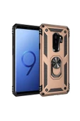 CEPCASE    Samsung Galaxy S9 Plus Kılıf Standlı Magnet Mıknatıslı Yüzük Armored Zırhlı Kapak thumbnail 1