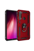 CEPCASE    Xiaomi Redmi Note 8 Kılıf Standlı Magnet Mıknatıslı Yüzük Armored Zırhlı Kapak thumbnail 1