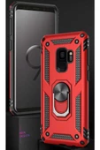 CEPCASE    Samsung Galaxy S9 Kılıf Standlı Magnet Mıknatıslı Yüzük Armored Zırhlı Kapak thumbnail 3