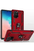 CEPCASE    Samsung Galaxy A91 (s10 Lite) Kılıf Standlı Magnet Mıknatıslı Yüzük Armored Zırhlı Kapak thumbnail 3