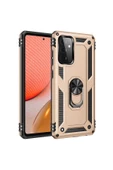 CEPCASE    Samsung Galaxy A72 Kılıf Standlı Magnet Mıknatıslı Yüzük Armored Zırhlı Kapak - 1