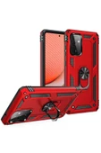 CEPCASE    Samsung Galaxy A72 Kılıf Standlı Magnet Mıknatıslı Yüzük Armored Zırhlı Kapak - 3