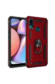 CEPCASE    Samsung Galaxy A10s Kılıf Standlı Magnet Mıknatıslı Yüzük Armored Zırhlı Kapak thumbnail 1