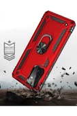 CEPCASE    Samsung Galaxy A72 Kılıf Standlı Magnet Mıknatıslı Yüzük Armored Zırhlı Kapak - 5