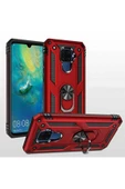 CEPCASE    Huawei Mate 30 Lite Kılıf Standlı Magnet Mıknatıslı Yüzük Armored Zırhlı Kapak thumbnail 3