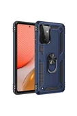 CEPCASE    Samsung Galaxy A72 Kılıf Standlı Magnet Mıknatıslı Yüzük Armored Zırhlı Kapak thumbnail 2