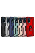 CEPCASE    Oppo A16 Kılıf Standlı Magnet Mıknatıslı Yüzük Armored Zırhlı Kapak thumbnail 3
