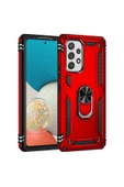 CEPCASE    Samsung Galaxy A53 5g Kılıf Standlı Magnet Mıknatıslı Yüzük Armored Zırhlı Kapak thumbnail 5