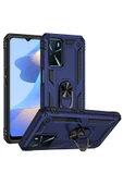 CEPCASE    Oppo A16 Kılıf Standlı Magnet Mıknatıslı Yüzük Armored Zırhlı Kapak thumbnail 2