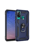 CEPCASE    Huawei P40 Lite E Kılıf Standlı Magnet Mıknatıslı Yüzük Armored Zırhlı Kapak thumbnail 2