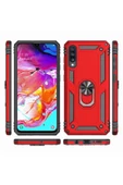 CEPCASE    Samsung Galaxy A70 Kılıf Standlı Magnet Mıknatıslı Yüzük Armored Zırhlı Kapak thumbnail 3