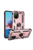 CEPCASE    Xiaomi Poco M5s Kılıf Standlı Magnet Mıknatıslı Yüzük Armored Zırhlı Kapak thumbnail 2