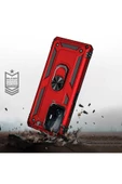 CEPCASE    Xiaomi Mi 11t 5g Kılıf Standlı Magnet Mıknatıslı Yüzük Armored Zırhlı Kapak thumbnail 6