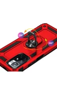 CEPCASE    Xiaomi Redmi Note 11t 5g Kılıf Standlı Magnet Mıknatıslı Yüzük Armored Zırhlı Kapak thumbnail 5