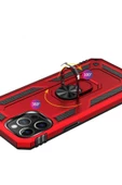 CEPCASE    Iphone 12 Pro Kılıf Standlı Magnet Mıknatıslı Yüzük Armored Zırhlı Kapak thumbnail 6