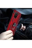 CEPCASE    Samsung Galaxy A91 (s10 Lite) Kılıf Standlı Magnet Mıknatıslı Yüzük Armored Zırhlı Kapak thumbnail 5