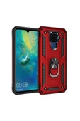 CEPCASE    Huawei Mate 30 Lite Kılıf Standlı Magnet Mıknatıslı Yüzük Armored Zırhlı Kapak thumbnail 1