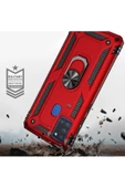 CEPCASE    Samsung Galaxy A21s Kılıf Standlı Magnet Mıknatıslı Yüzük Armored Zırhlı Kapak thumbnail 5