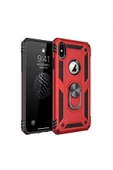 CEPCASE    Iphone Xs Max 6.5 Kılıf Standlı Magnet Mıknatıslı Yüzük Armored Zırhlı Kapak thumbnail 1
