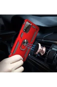 CEPCASE    Xiaomi Redmi Note 9 4g Kılıf Standlı Magnet Mıknatıslı Yüzük Armored Zırhlı Kapak thumbnail 6