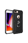 CEPCASE    Iphone 7 Plus Kılıf Standlı Magnet Mıknatıslı Yüzük Armored Zırhlı Kapak thumbnail 1