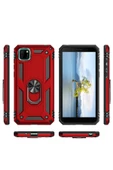 CEPCASE    Huawei Y5p Kılıf Standlı Magnet Mıknatıslı Yüzük Armored Zırhlı Kapak - 3