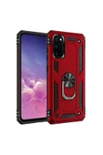 CEPCASE    Samsung Galaxy S20 Kılıf Standlı Magnet Mıknatıslı Yüzük Armored Zırhlı Kapak thumbnail 1