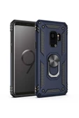 CEPCASE    Samsung Galaxy S9 Kılıf Standlı Magnet Mıknatıslı Yüzük Armored Zırhlı Kapak thumbnail 1