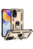CEPCASE    Xiaomi Redmi Note 11 Pro 5g Kılıf Standlı Magnet Mıknatıslı Yüzük Armored Zırhlı Kapak thumbnail 2