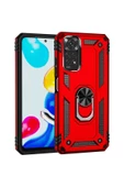CEPCASE    Xiaomi Redmi Note 11s Global Kılıf Standlı Magnet Mıknatıslı Yüzük Armored Zırhlı Kapak thumbnail 4
