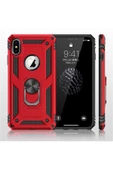CEPCASE    Iphone X Kılıf Standlı Magnet Mıknatıslı Yüzük Armored Zırhlı Kapak - 5