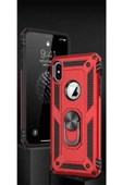 CEPCASE    Iphone X Kılıf Standlı Magnet Mıknatıslı Yüzük Armored Zırhlı Kapak - 3