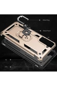 CEPCASE    Samsung Galaxy S21 Kılıf Standlı Magnet Mıknatıslı Yüzük Armored Zırhlı Kapak thumbnail 5