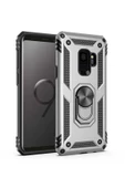 CEPCASE    Samsung Galaxy S9 Kılıf Standlı Magnet Mıknatıslı Yüzük Armored Zırhlı Kapak thumbnail 1