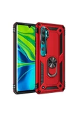 CEPCASE    Xiaomi Mi Note 10 Kılıf Standlı Magnet Mıknatıslı Yüzük Armored Zırhlı Kapak thumbnail 1