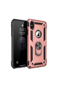 CEPCASE    Iphone X Kılıf Standlı Magnet Mıknatıslı Yüzük Armored Zırhlı Kapak - 1