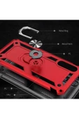 CEPCASE    Samsung Galaxy A70 Kılıf Standlı Magnet Mıknatıslı Yüzük Armored Zırhlı Kapak - 5