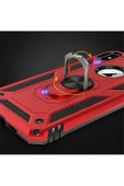 CEPCASE    Iphone X Kılıf Standlı Magnet Mıknatıslı Yüzük Armored Zırhlı Kapak - 6